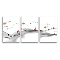 3 Piece Canvas Wall Art Minimalism and Zen Canvas Prints Home Artwork Decoration for Living Room,Bedroom - 16
