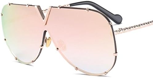 Dotpoter Aviator Sunglasses Women UV400 Retro Big Frame Sun Glasses For Eyewear c4 pink