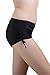 Micosuza Women's Black Shorts for Swimming Diving Beach Sunbathe Black L