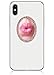 iDecoz Phone Mirror. Peel & Stick on All Phones or Cases. The Replacement for The Compact Mirror. It's The Best Way to Check Yourself Out Quickly, Anywhere & at Anytime. (Oval w/Pink Crystals)