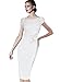 VfEmage Womens Elegant Floral Applique Cocktail Party Bridesmaid Dress