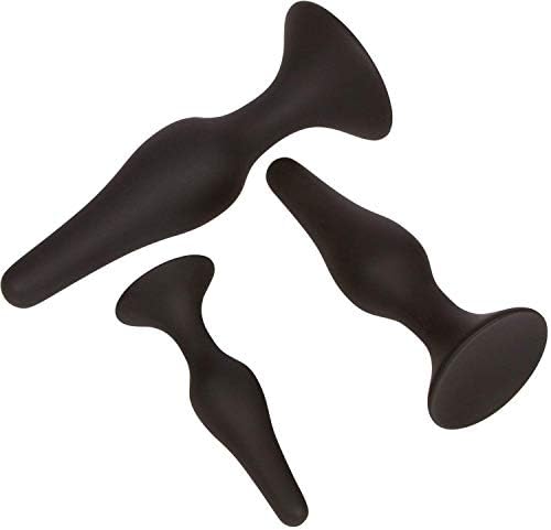 3 Different Sizes Silicone Exercise Tools for Men and Women (Black)