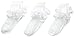 Jefferies Socks Big Girls' Dressy Lace Socks  (Pack of 3)