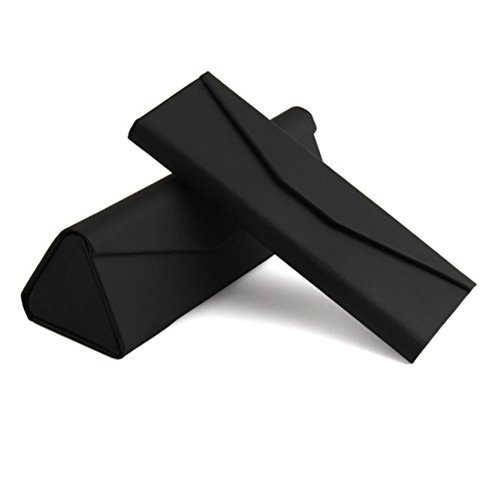 Lesirit Folding Eyeglass Case Hard Shell Glasses Holder (Foldable-A)