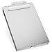 Blue Summit Supplies Aluminum Dual Storage Clipboard, 2 Compartments, Large Heavy Duty Clip for Letter Paper, Great for Office, Jobsite or Classroom