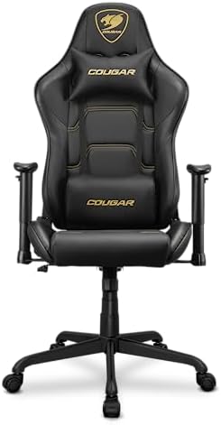 Gaming Armor Elite Royal PC-Gamingstuhl Gepolsterter Sitz Schwarz (cgR-ElI-Glb)