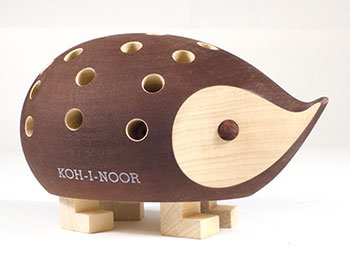 KOH-I-NOOR Small Hedgehog Pencil Holder - Brown