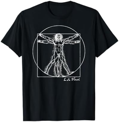 Amazon.com: Leonardo Da Vinci Vitruvian Men's T-Shirt T-Shirt