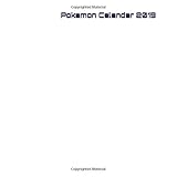 Pokemon Calendar 2019: Unique, Pokemon Calendar with Notes by 