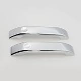 E-Autogrilles Triple Chrome Plated ABS 2 Door Handle Cover Trims (Handle Only) for 04-14 Ford F-150 (64-0323)