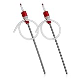 2PK | TRDRUM30 Heavy Duty Drum Barrel Piston-Action High Speed Siphon (5.5 GPM) for 15 30 55 Gallon Bpa-Free Hand Pumps