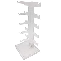 Luxuriant July Plastic Sunglasses Holder Display Stand Eyewear Rack for 5 Pairs(Sunglasses not Included)