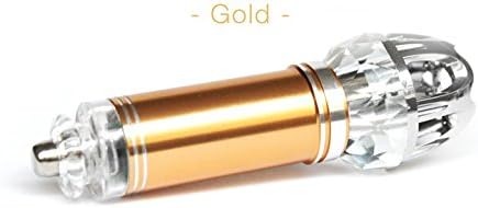 CLEAN AIR Improved Car Air Purifier, Ionizer, Air Freshener Destroys Odors & Removes Pollen, Smoke, Smell and Dust | Durable Premium Quality | Portable Ionic Air Cleaner | Ideal Gift (Gold)