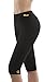 Hot Shapers Women’s Thermal Slimming Pants – High Waist Tummy Control Activewear Capris