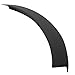 Trunk Spoiler Compatible With 2004-2009 Mazda 3 | Factory Style ABS Unpainted Black Flush Mount Trunk Boot Lip Spoiler Wing Deck Lid By IKON MOTORSPORTS | 2005 2006 2007 2008