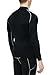TSLA Men's Thermal Wintergear Compression Baselayer Mock Long Sleeve T Shirts, Zero Winter(t32) - Black & Light Grey, Large.
