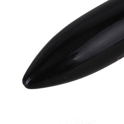Yibuy Black Color Silver Plating Stem Base Bassoon Hand Saddle Rest Holder with 4 Original Screws