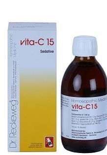 Dr.Reckeweg Germany Vita C 15 Nerve Tonic Sedative Anxiety, Depression, Tension (Pack of 1)