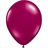 Pioneer Balloon Company 39830 25 Count Latex Balloon, 11", Burgundy