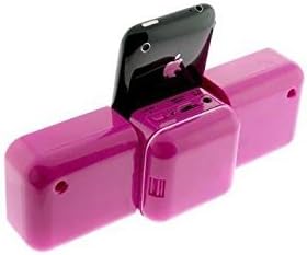 Pink Mini iPod Speakers for iPhone 5 5s SE 4 4GS 3 3GS iPod Nano 3rd Generation, iPod Touch, iPod Classic, iPod Video, iPod Nano, iPod Photo, Microsoft Zune, Portable Tavel Folding Speakers