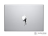 Man Rock Climbing Vinyl Car Sticker Symbol Silhouette Keypad Track Pad Decal Laptop Skin Ipad Macbook Window Truck Motorcycle