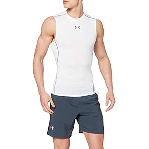 Under Armour Heatgear Armour Compressieshirt, functioneel shirt voor heren, mouwloos; comfortabele tanktop met…