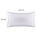 Standard / Queen Size, Goose Feather and Down Bedding Pillow Insert, Pack of 2, Hotel Collection Pillows for Sleeping, 100 Percent Nature Cotton Shell, (Size 18x26