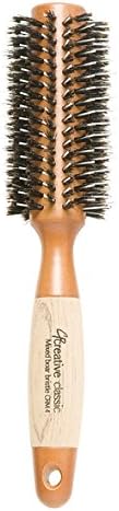 Creative Hair Brushes Classic Round Sustainable Wood, Large, 2.5"