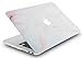 LuvCase 3 in 1 Rubberized Plastic Hard Shell Case with Keyboard Cover and Screen Protector Compatible MacBook Air 13 Inch 2019/2018 New Version A1932 with Retina Display (Touch ID) (Pink Marble)
