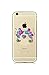 iPhone 7 PLUS Case, ThePhoneCaseCo Clear Premium iPhone 7 +Case TPU [Scratch Resistant) Cover Cases Apple iPhone 7 7s Plus + Mickey & Minnie Mouse Colorful Paint Splatter