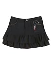 Sexy A-line Ruffled Mini-skirt
