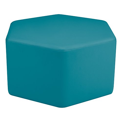 Sprogs 18" H Structured Hexagon Stool -Flexible Modular Collaborative Soft Seat…