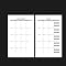 Mini Planner 2018 Calendar: (Small Monthly Planner Black and White 5x8 ...