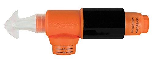 PowerLung AireStream Light Resistance Breathing/Respiratory Trainer - Music | Health ARS-K100 Orange