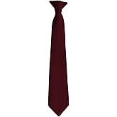 Moda Di Raza Pretied Banded Clip On Ties for Men and Young Men, Made of Woven Microfiber Fabric Tie Clip