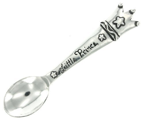 Basic Spirit Keepsake Baby Infant Spoons - Handcrafted Pewter (Little Prince)