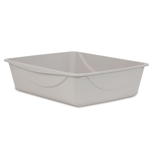 Petmate Litter Pan, Blue Mesa/ Mouse Grey, Medium