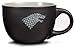Game of Thrones Giant 24 oz Mug - House Stark Soup Mug - Collectible Winter is Coming Stark Oversized Coffee Cup - Novelty GoT Direwolf Big Coffee Cup