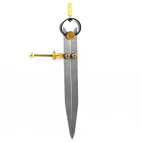 GemRed Caliper Spring Divider Caliper (Spring Divider Caliper Compass-Flat leg 6")