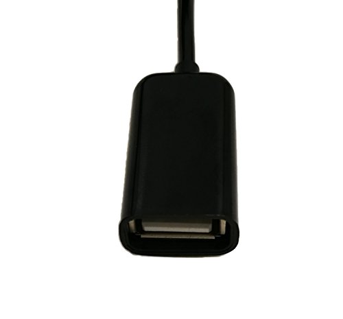 CGTime 10FT/3M Spiral Coiled USB 2.0 Male to Female Data Sync & Charge Cable (Black)