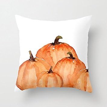 Cute Pumpkins Pillow Covers Decorative Throw Pillow Covers 18 x 18 Farmhouse Decor Accent Pillows for Sofa