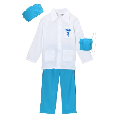 Blue Doctor Deluxe Costume Set Size 6/8 by Storybook Wishes