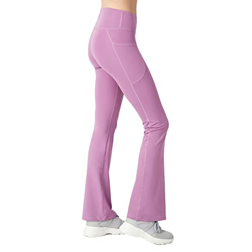 LOS OJOS Corte de Bote Leggings, Velo de orquídea, M para Mujer