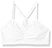 MaidenformGirlsSeamless Ruched Crop With Lace BandWhiteLarge