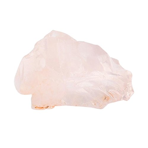 Kemilove Natural Hexagonal Crystal Quartz Healing Fluorite Wand Stone Pink Gem as Gifts (1.4-1.8 inches, Pink)