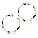 Acrylic Hoop Earrings Upgraded Geometric Resin Earrings Delicate Acetate Stud Dangle Earrings for Women Girls