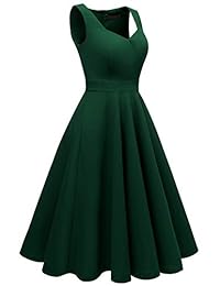 VESTIDOS Vestido de dama de honor sin mangas para fiesta de cóctel