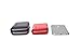 YOUNA Credit Card Wallet, RFID Blocking Genuine Leather Credit Card Holder for Women Red