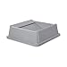 Rubbermaid Commercial Products Untouchable Square Swing Lid for 35G & 50G Containers, Gray (FG266400GRAY)
