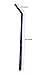 Teenie Greenie Extra Long Bent Glass Straws 12 in x 9.5 mm, 4 Pack, Shatter Resistant, Pyrex-Glass + 2 Cleaning Brushes -No BPA-, Non-Toxic, Reusable, Eco-Friendly, 4 Fun Colors